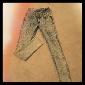 BAMBOO High waist ripped jeans
